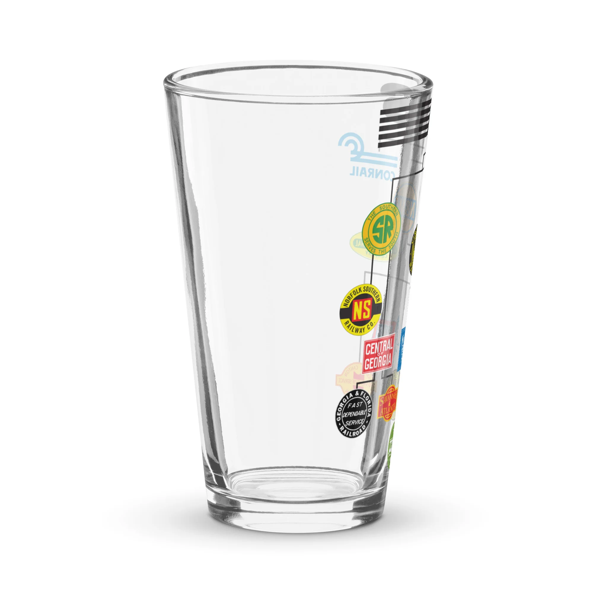 Norfolk Southern Family Tree Pint Glass 3 Norfolk Southern Family Tree Pint Glass