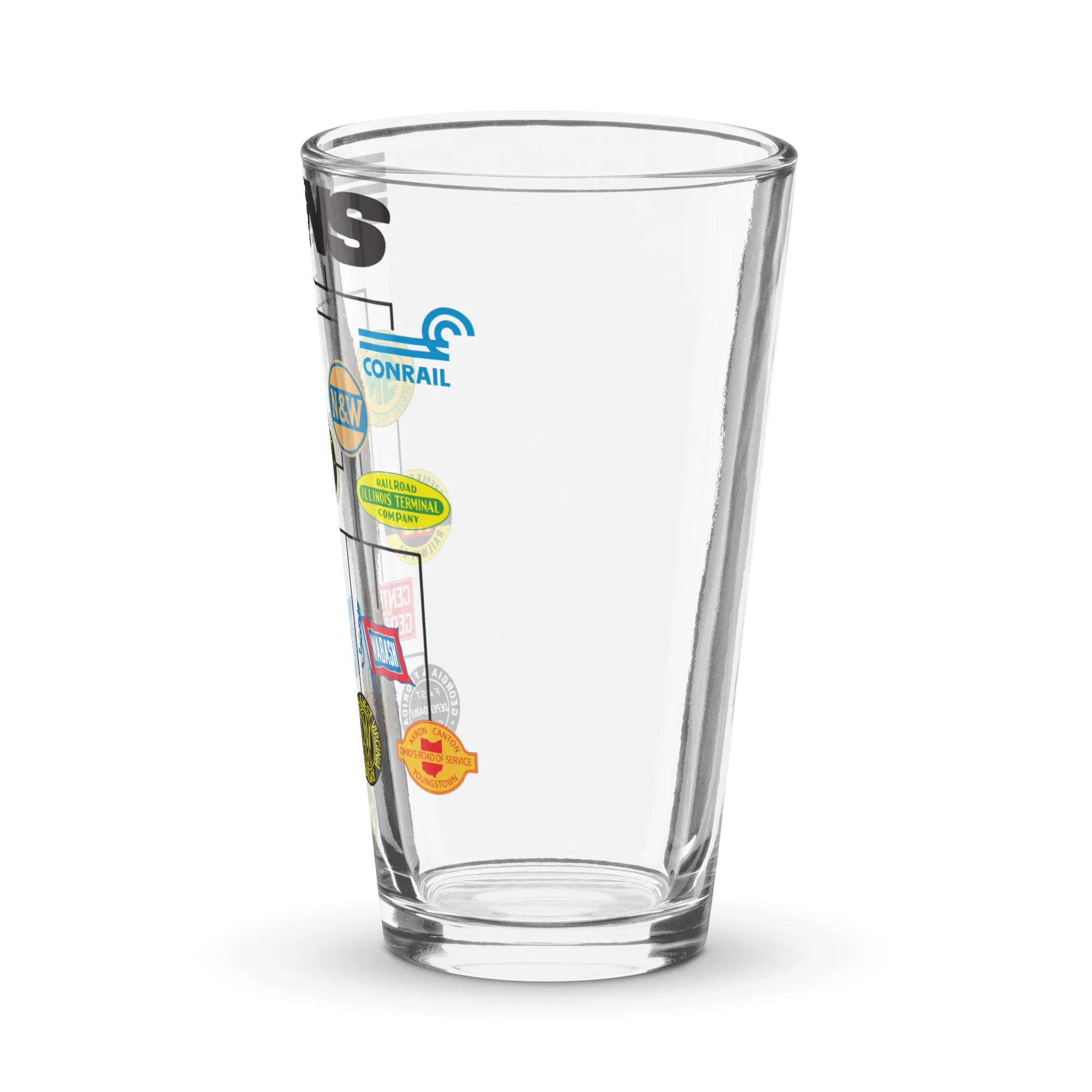 Norfolk Southern Family Tree Pint Glass 4 Norfolk Southern Family Tree Pint Glass