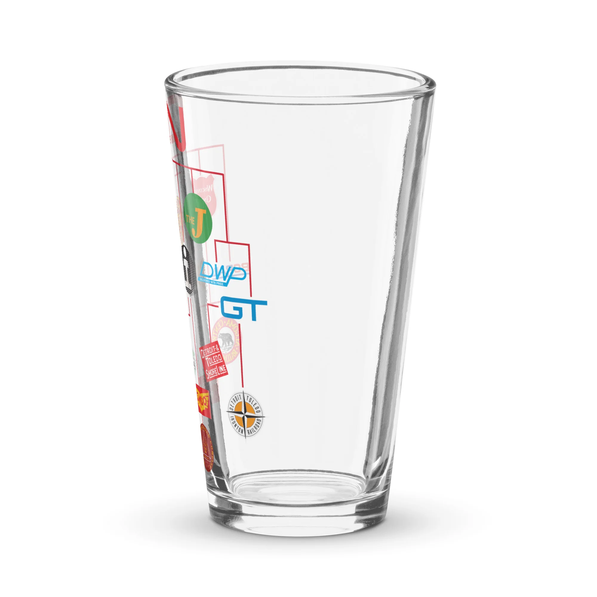Canadian National Family Tree Pint Glass 4 Canadian National Family Tree Pint Glass