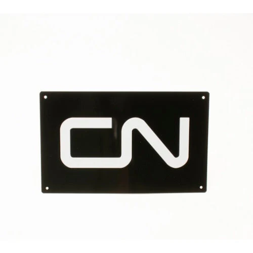 Canadian National Noodle Worm Metal Sign