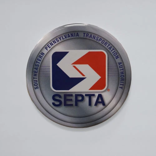 SEPTA- Silver Logo Magnet