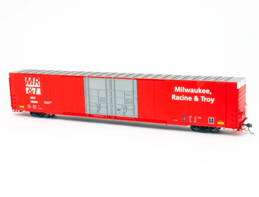 Milwaukee, Racine & Troy HO Scale Greenville Boxcar - Road Number 86002 1 Milwaukee, Racine & Troy HO Scale Greenville Boxcar - Road Number 86002