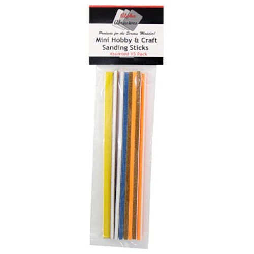 Mini Hobby and Craft Sanding Sticks - 15 Pack 2 Mini Hobby and Craft Sanding Sticks - 15 Pack