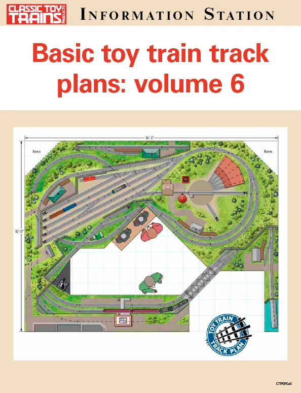 Basic Toy Train Track Plans Vol. 6 1 Basic Toy Train Track Plans Vol. 6