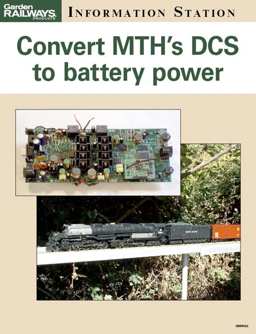 Convert MTH's DCS to onboard battery power 3 Convert MTH's DCS to onboard battery power