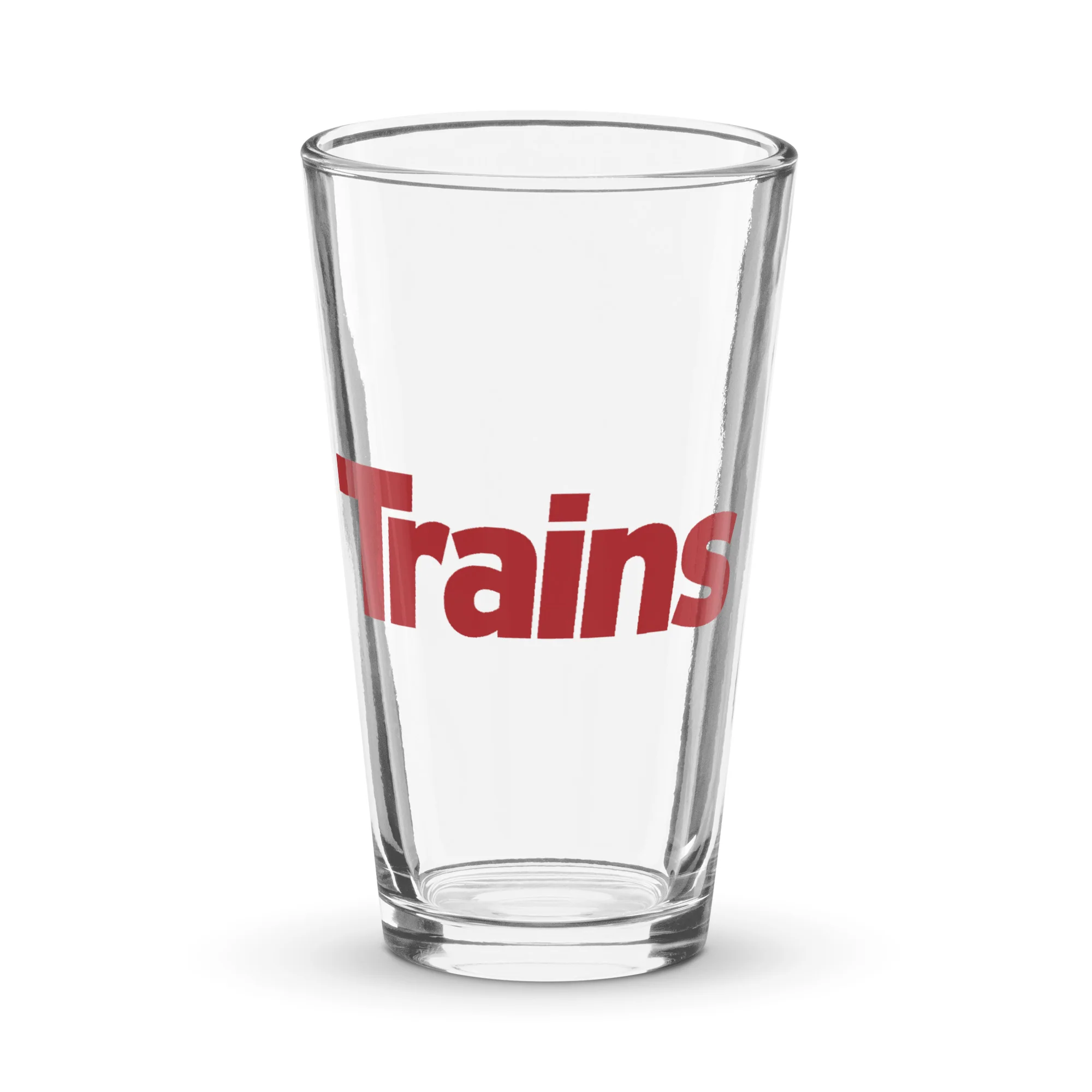 Trains Pint Glass 8 Trains Pint Glass
