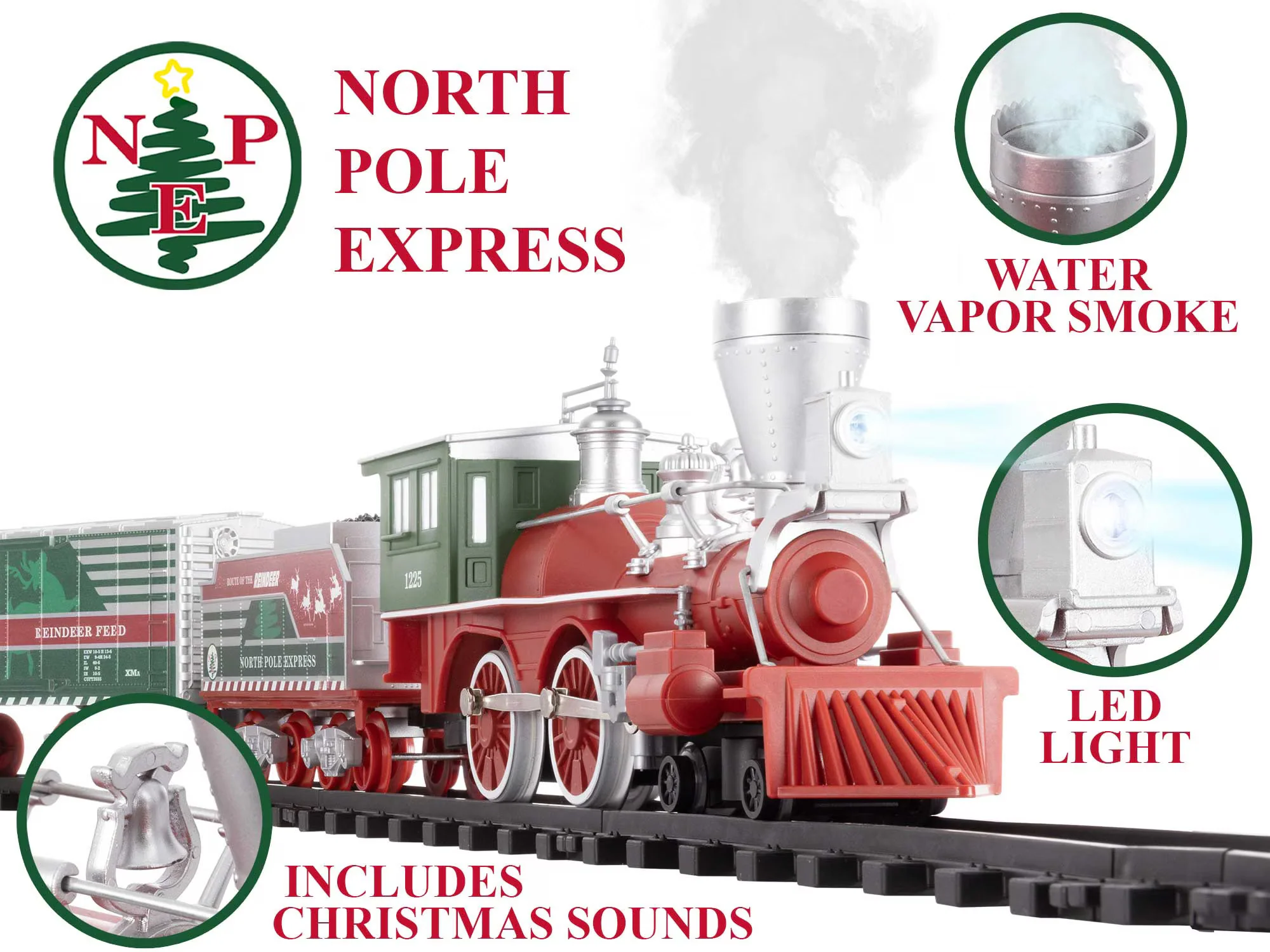 Lionel® North Pole Central Battery Operated O-Gauge Train Set 3 Lionel® North Pole Central Battery Operated O-Gauge Train Set