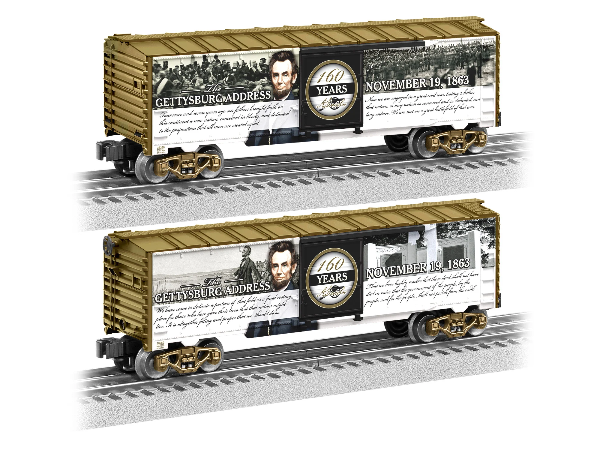 Lionel® Gettysburg Address 160th Anniversary MUSA Boxcar