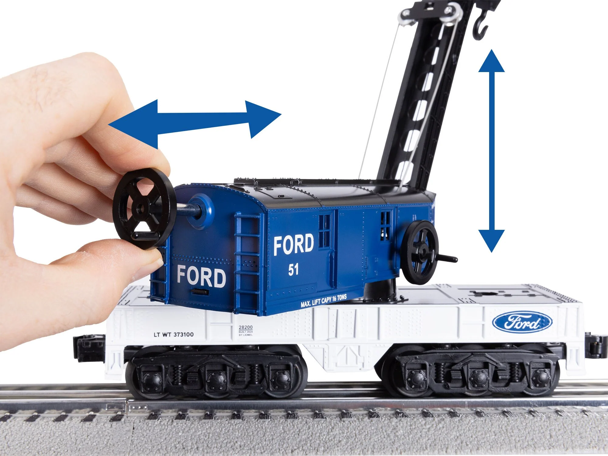 Lionel® Ford Crane Car 5 Lionel® Ford Crane Car