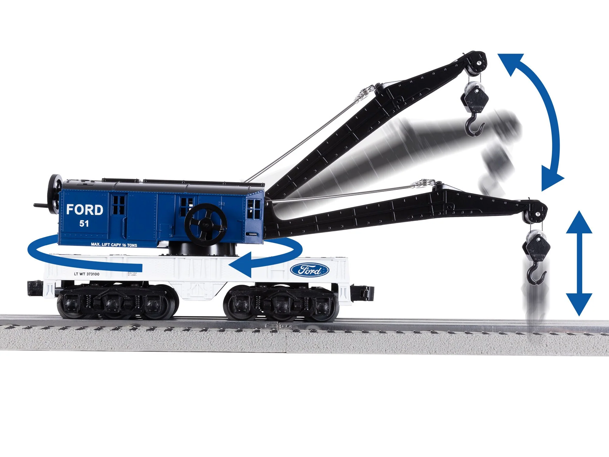 Lionel® Ford Crane Car 6 Lionel® Ford Crane Car