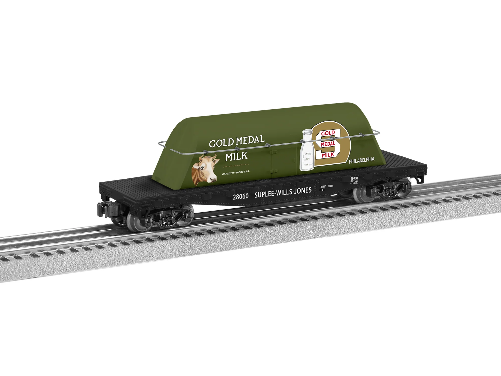 Lionel® Gold Medal Milk Flatcar w/ Milk Container