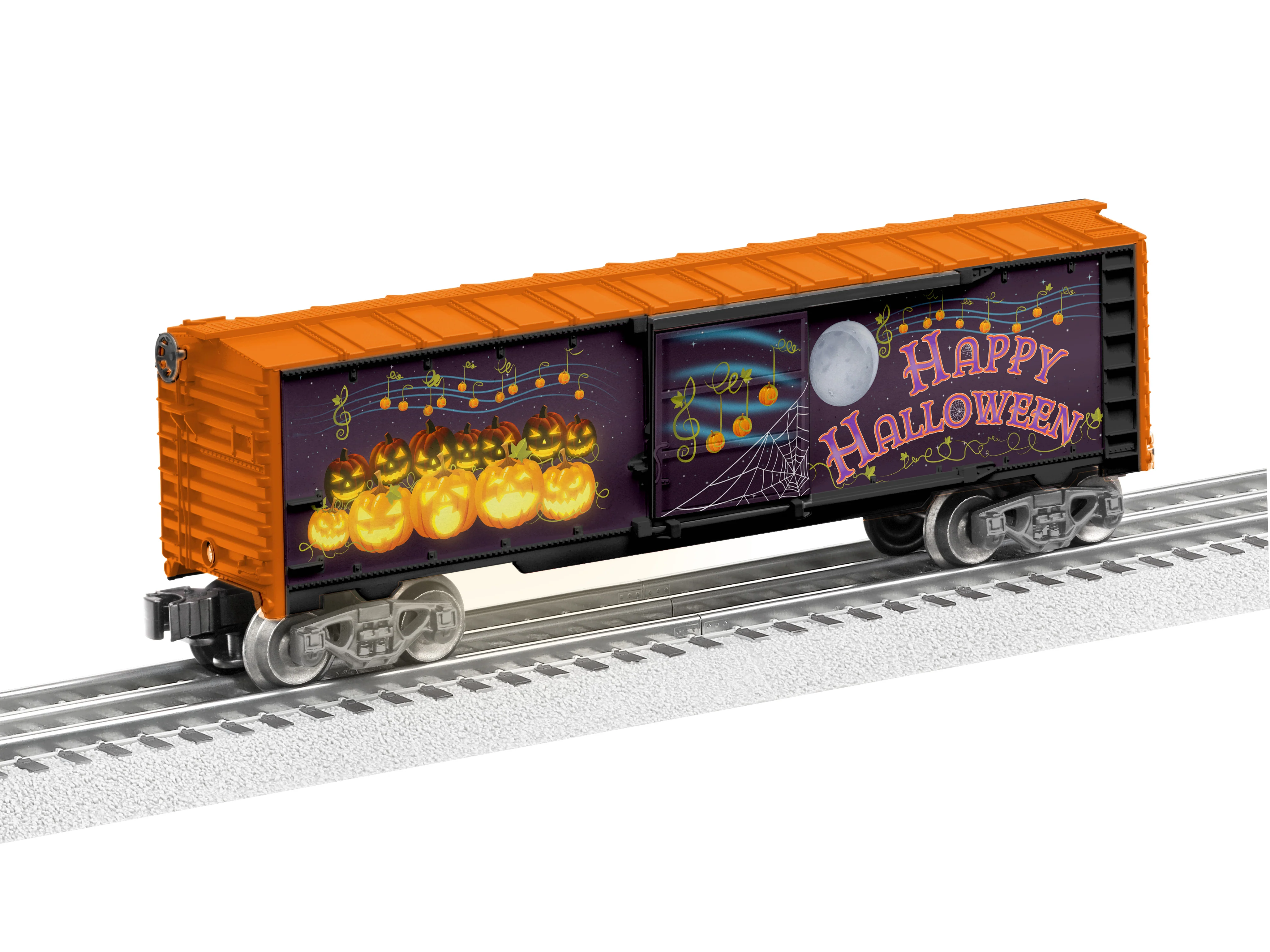 Lionel® Halloween Spooky Sounds Illuminated Boxcar 1 Lionel® Halloween Spooky Sounds Illuminated Boxcar