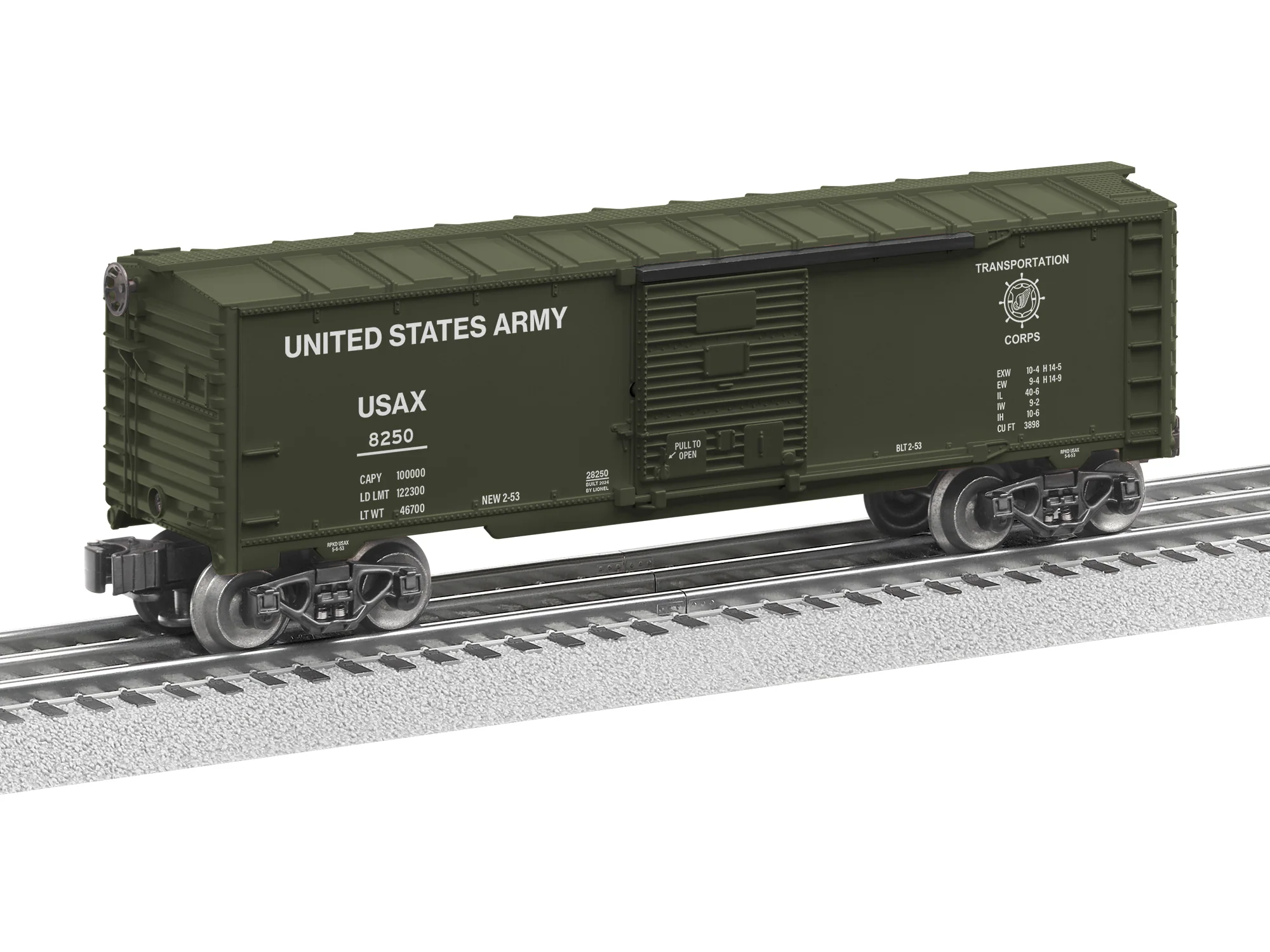Lionel® US Army Boxcar #8250 2 Lionel® US Army Boxcar #8250