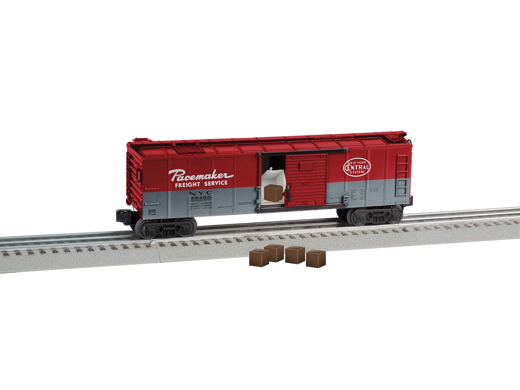 Lionel® NYC Pacemaker Merchandise Boxcar 4 Lionel® NYC Pacemaker Merchandise Boxcar