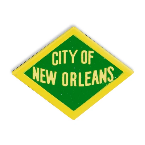 The City of New Orleans Drumhead Pin