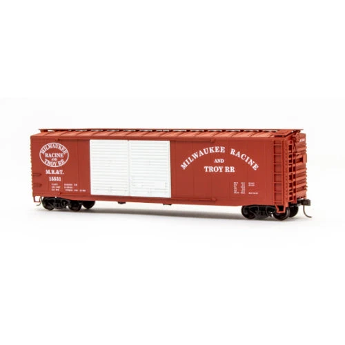Milwaukee Racine & Troy 50-Foot Double-Door Boxcar Kit - Limited Edition 3 Milwaukee Racine & Troy 50-Foot Double-Door Boxcar Kit - Limited Edition