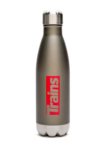 Trains Stainless Steel Water Bottle - 17oz 1 Trains Stainless Steel Water Bottle - 17oz