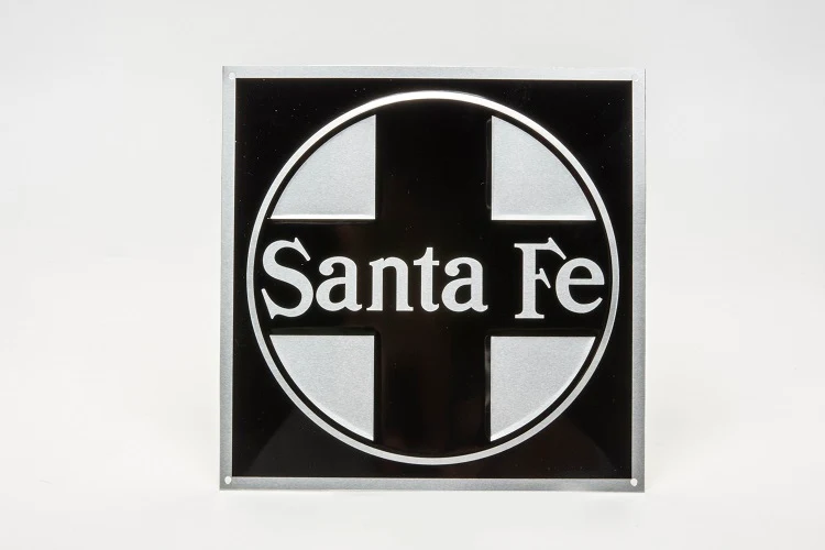 Santa Fe Metal Sign 3 Santa Fe Metal Sign