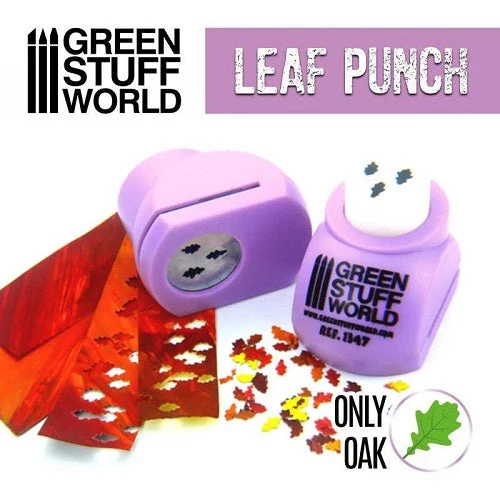 Miniature Leaf Punch - Light Purple 7 Miniature Leaf Punch - Light Purple