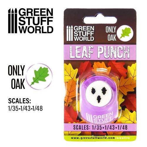 Miniature Leaf Punch - Light Purple 2 Miniature Leaf Punch - Light Purple