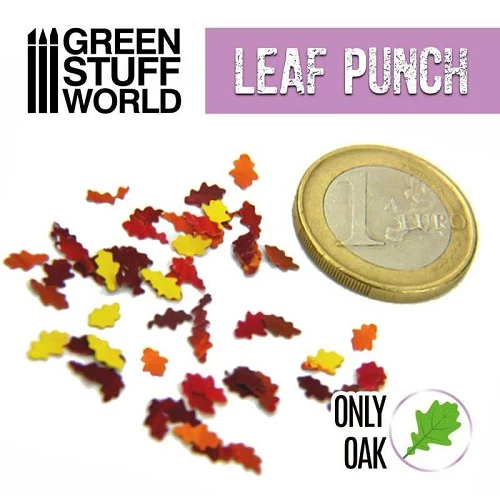 Miniature Leaf Punch - Light Purple 3 Miniature Leaf Punch - Light Purple