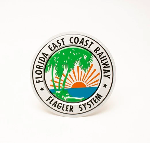 Florida East Coast Railway Metal Sign