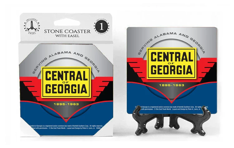 Central of Georgia Stone Coaster
