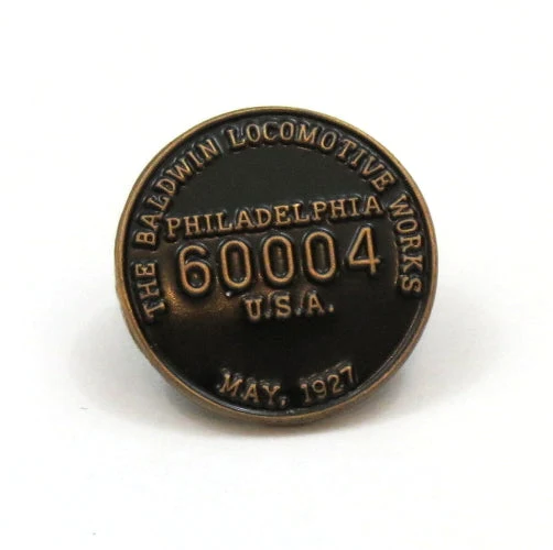 Baldwin Locomotive Builders Plate Pin