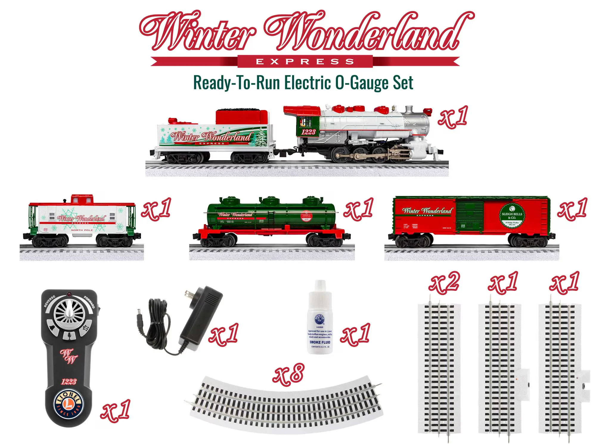 Lionel® Winter Wonderland LionChief Bluetooth 5.0 Set 4 Lionel® Winter Wonderland LionChief Bluetooth 5.0 Set