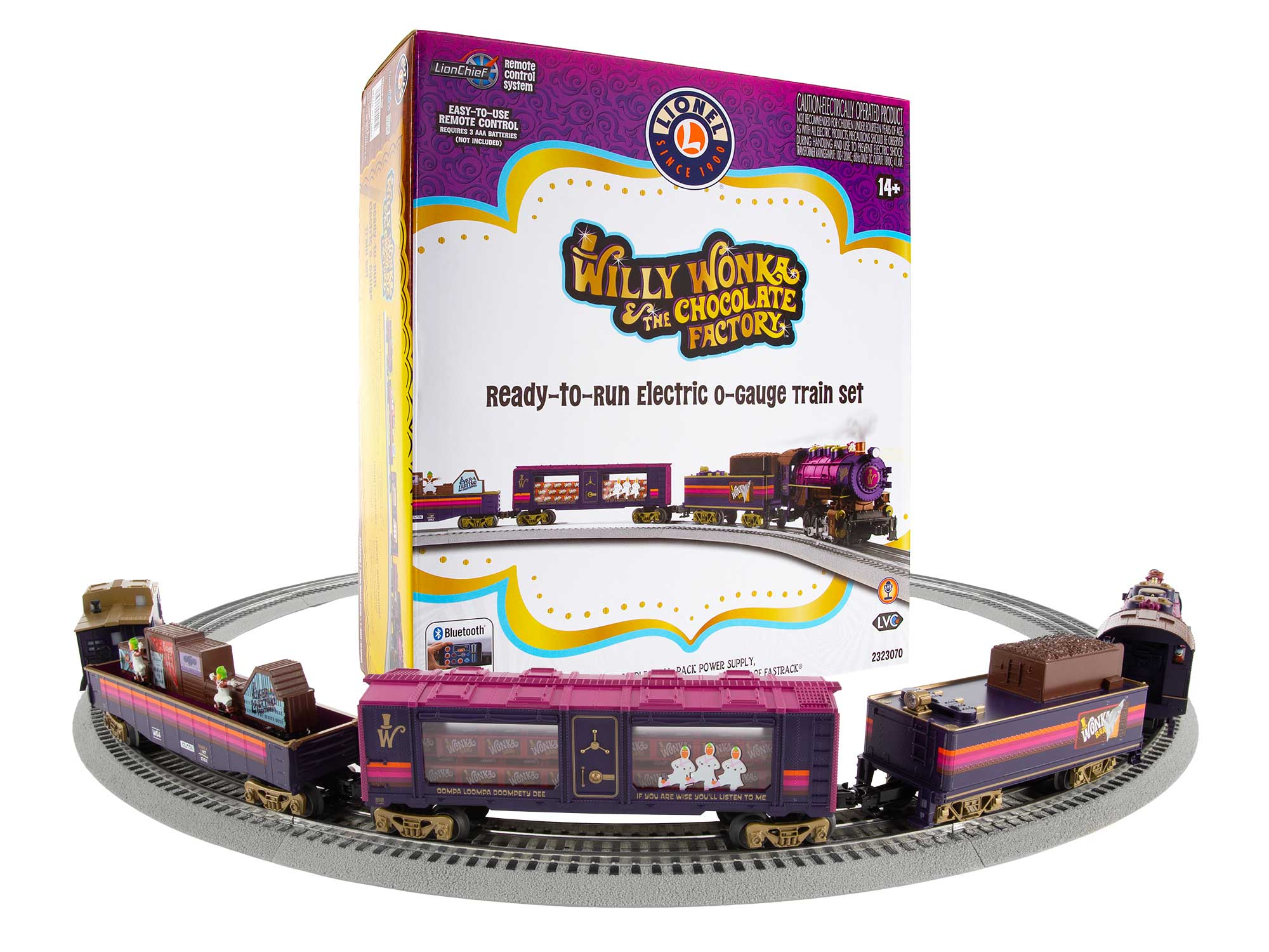 Lionel® Willy Wonka & The Chocolate Factory LionChief Bluetooth 5.0 Set
