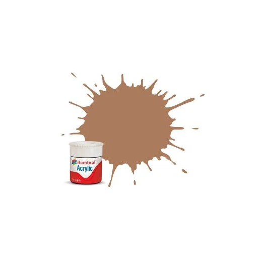 Humbrol Acrylic Paint - Dark Tan