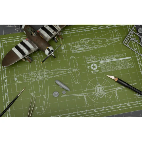 Tankraft Thunderbolt Model Builder's Cutting Mat - 12x18 6 Tankraft Thunderbolt Model Builder's Cutting Mat - 12x18