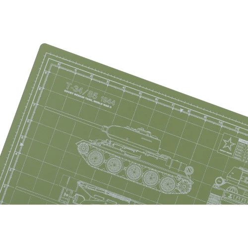 Tankraft T-34/85 Model Builder's Cutting Mat - 12x18 3 Tankraft T-34/85 Model Builder's Cutting Mat - 12x18
