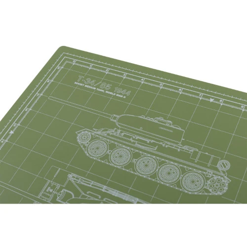 Tankraft T-34/85 Model Builder's Cutting Mat - 12x18 4 Tankraft T-34/85 Model Builder's Cutting Mat - 12x18
