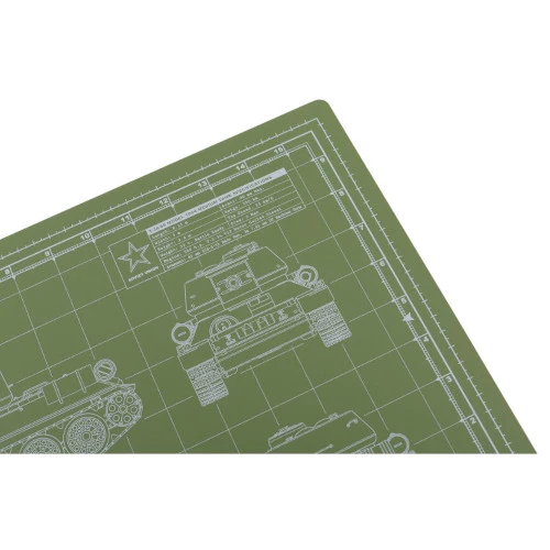 Tankraft T-34/85 Model Builder's Cutting Mat - 12x18 5 Tankraft T-34/85 Model Builder's Cutting Mat - 12x18