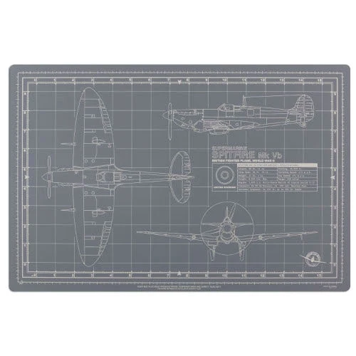 Tankraft Spitfire Model Builder's Cutting Mat - 12x18 11 Tankraft Spitfire Model Builder's Cutting Mat - 12x18