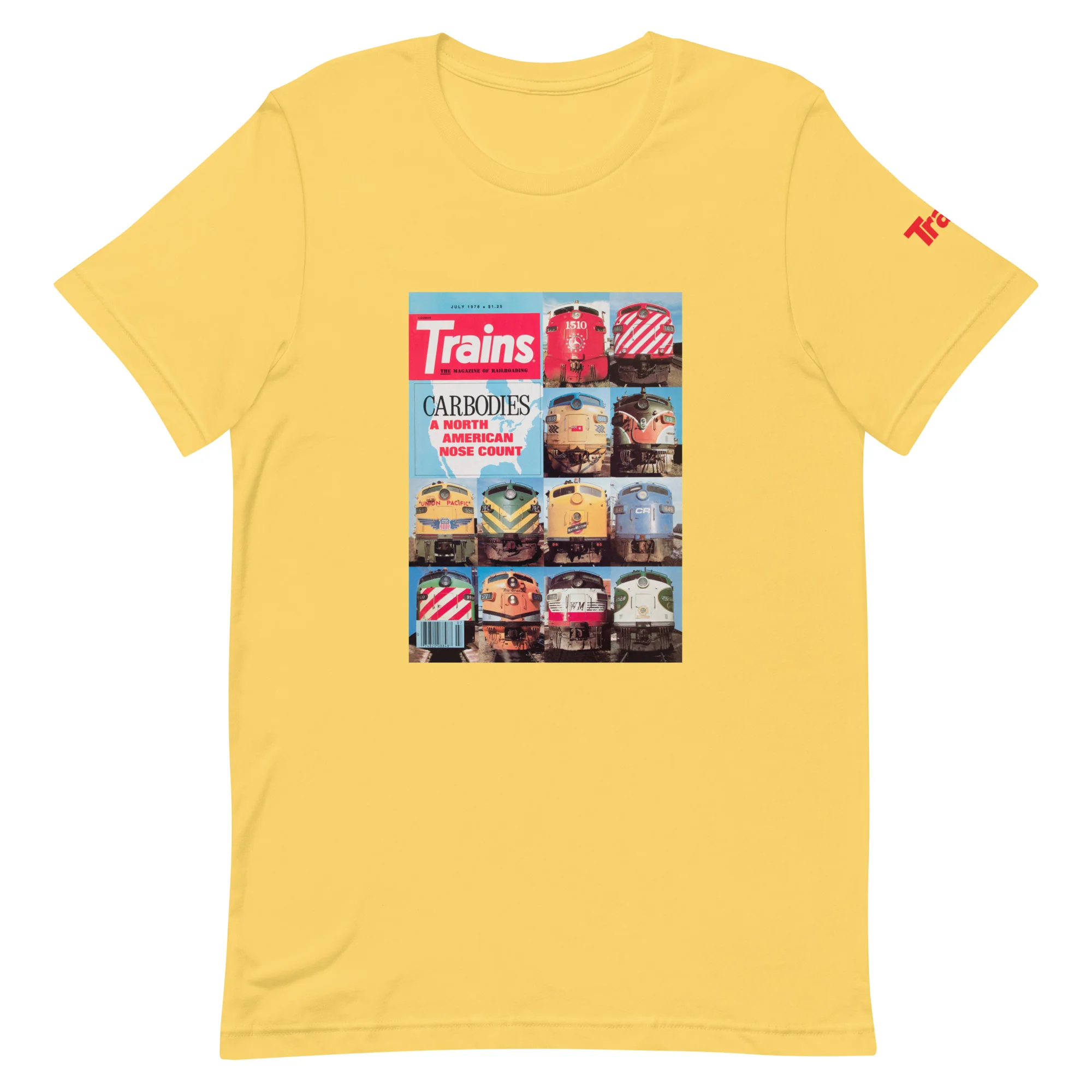 July 1978 Trains Magazine Cover Graphic Tee 3 July 1978 Trains Magazine Cover Graphic Tee
