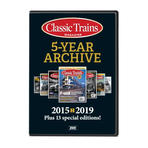 Classic Trains 5-Year Archive 2015-2019 DVD-ROM