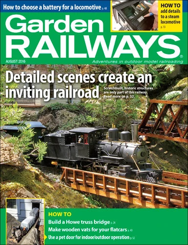Garden Railways August 2016 3 Garden Railways August 2016
