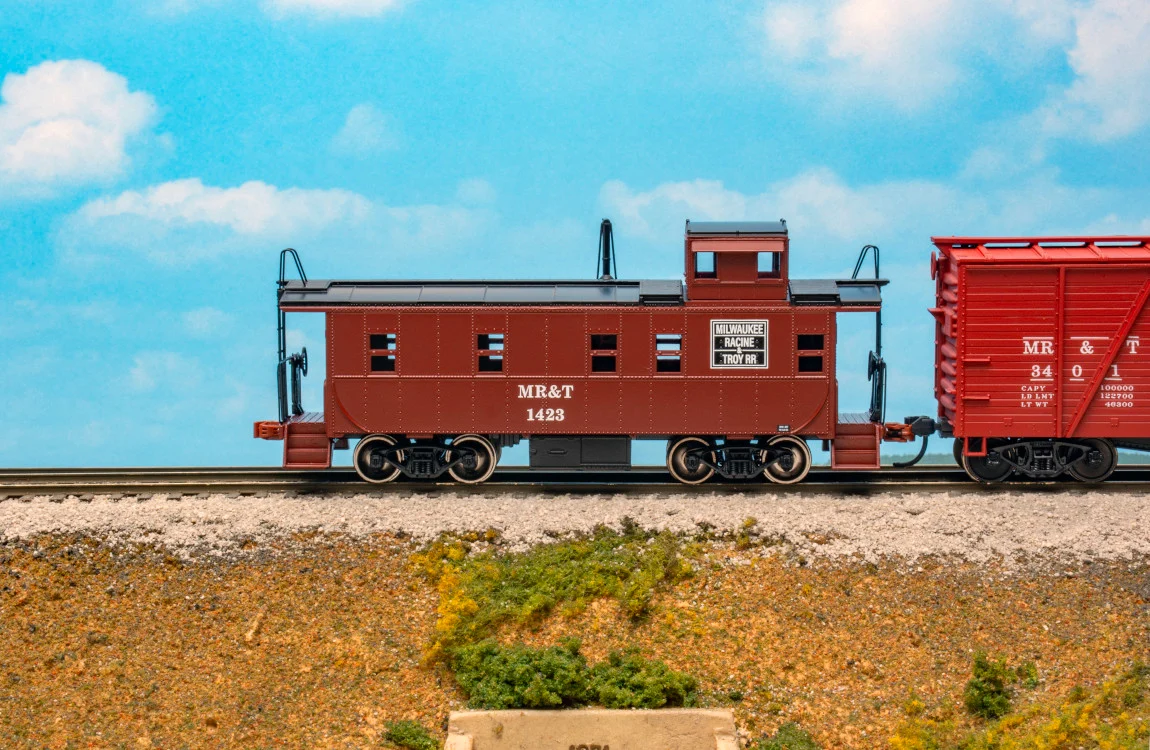 Milwaukee, Racine & Troy HO Scale Steel Cupola Caboose - Road Number 1407 10 Milwaukee, Racine & Troy HO Scale Steel Cupola Caboose - Road Number 1407