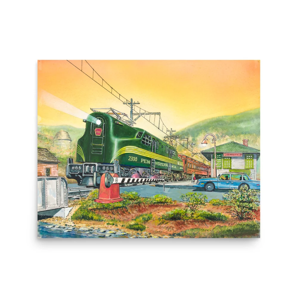 GG1 at Lionelville Station Poster by Robert Sherman - 16"x20" 3 GG1 at Lionelville Station Poster by Robert Sherman - 16"x20"