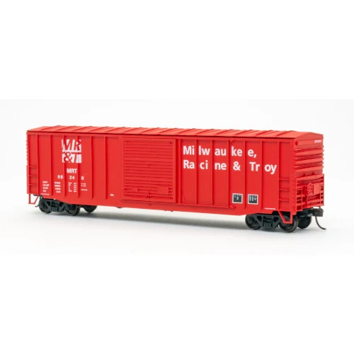 Milwaukee Racine & Troy 50-foot Boxcar with Exterior Posts - Limited Edition 4 Milwaukee Racine & Troy 50-foot Boxcar with Exterior Posts - Limited Edition