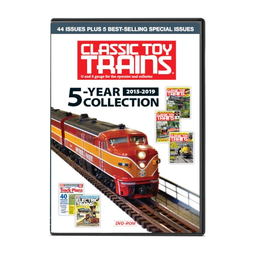 Classic Toy Trains 5-Year Collection 2015-2019 DVD-ROM